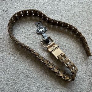 NWT Lei Gold Y2k Belt